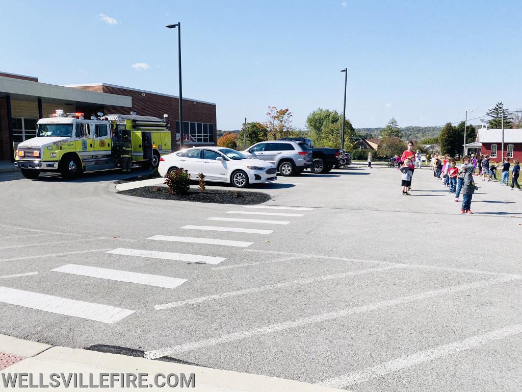 Fire Prevention Day 2020 at Wellsville Elementary School
